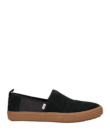 TOMS スニーカー ブラック 革（なめし加工） / 紡績繊維
