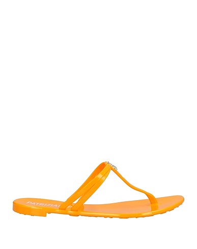 PATRIZIA PEPE Tongs Jaune-orange 100% PVC - Polychlorure de vinyle