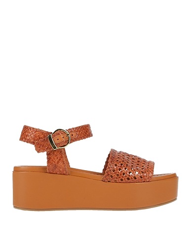 LORENZO MARI Sandals Tan Soft Leather