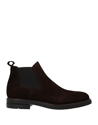 CAFèNOIR Ankle boot Dark brown Leather