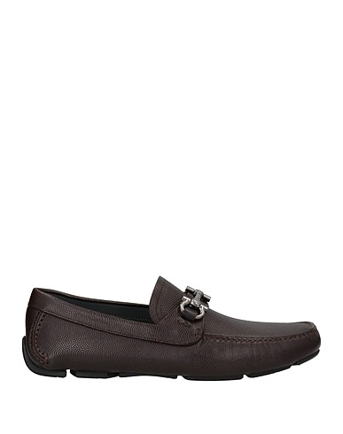FERRAGAMO Loafers Dark brown Calfskin