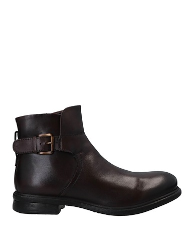 CAFèNOIR Stiefelette Dunkelbraun Leder