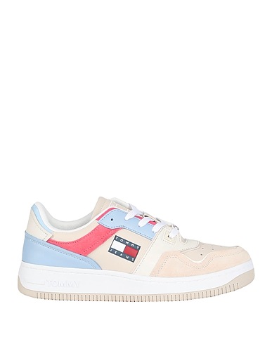 TOMMY JEANS Sneakers Beige 79% Leather, 21% Polyurethane