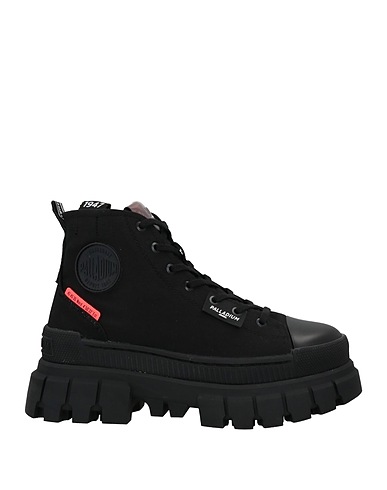 PALLADIUM Ankle boot Black Textile fibres
