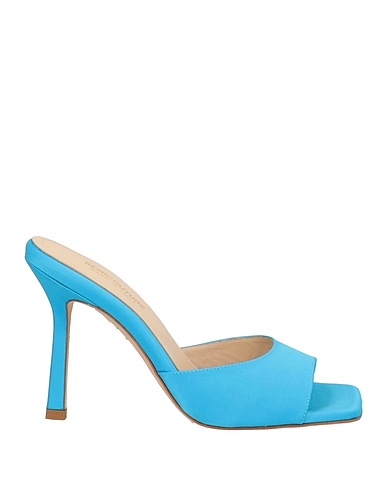 SEMICOUTURE Sandali Azzurro Fibre tessili