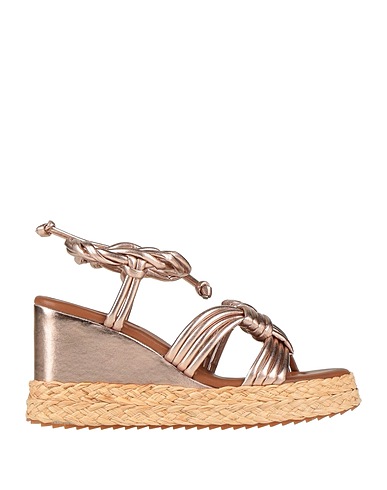 RAHYA GREY Espadrillas Bronzo Fibre tessili