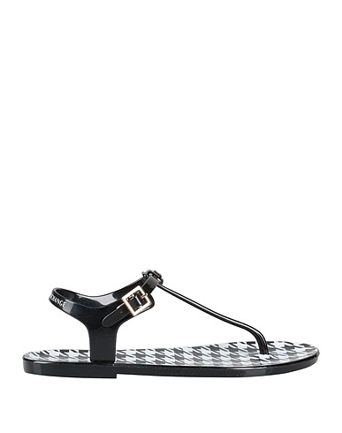 ARMANI EXCHANGE Flip flops Black 100% PVC - Polyvinyl chloride