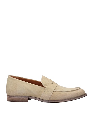 MOMA Mokassins Beige Leder