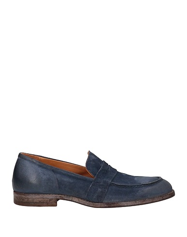 MOMA Loafers Navy blue Leather