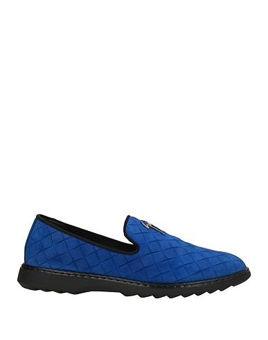 GIUSEPPE ZANOTTI Loafers Bright blue Soft Leather