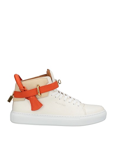 BUSCEMI Sneakers White Soft Leather