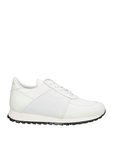 GIUSEPPE ZANOTTI Sneakers White Soft Leather, Textile fibers