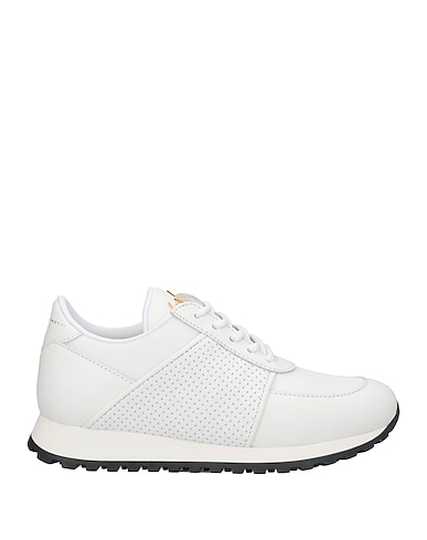 GIUSEPPE ZANOTTI Sneakers White Soft Leather, Textile fibres