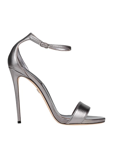 DOLCE&GABBANA Sandals Lead 100% Lambskin