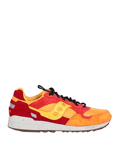 SAUCONY Sneakers SHADOW
 Orange Soft Leather, Textile fibres