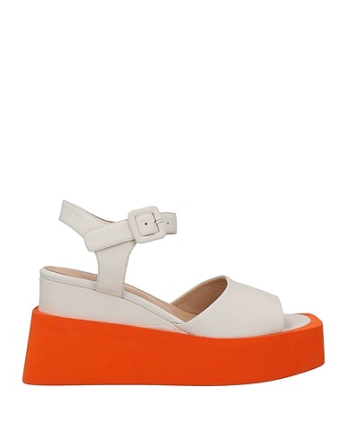 ELENA IACHI Sandals White Soft Leather