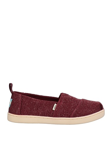 TOMS Elegante Schuhe Bordeaux Gewebefasern