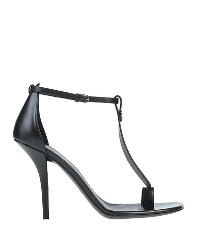BURBERRY Flip flops Black Soft Leather