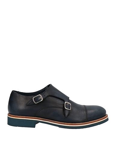 JEROLD WILTON Loafers Navy blue Leather