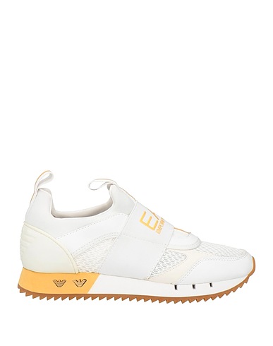 EA7 Sneakers Bianco 100% Poliestere, Poliuretano