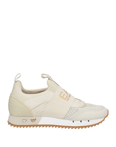 EA7 Sneakers Panna 100% Poliestere, Poliuretano