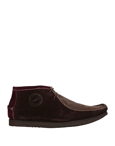 PREVENTI Ankle boot Burgundy Soft Leather, Shearling