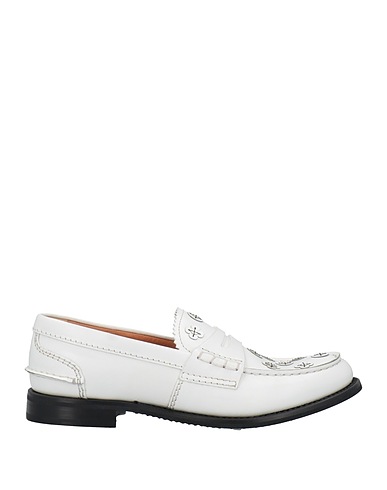 CHURCH'S Loafers White Soft Leather