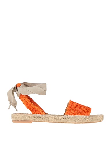 MYCHALOM Espadrilles Orange Gewebefasern