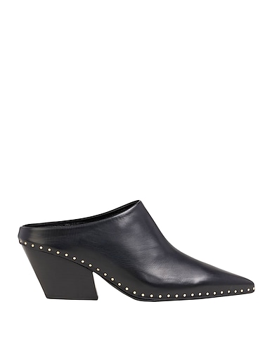 JIL SANDER Mules and clogs Black Soft Leather