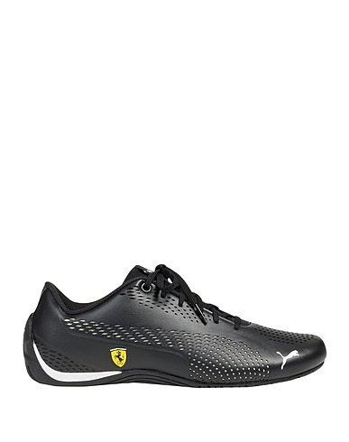 PUMA x FERRARI Sneakers Black Rubber, Textile fibers
