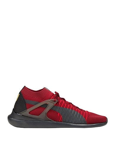 PUMA x FERRARI Sneakers Burgundy Textile fibers, Rubber