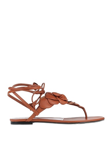 VALENTINO GARAVANI Flip flops ATELIER SHOES Tan Leather