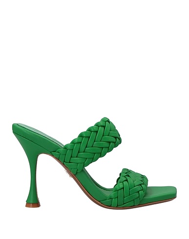 LOLA CRUZ Sandali Verde Pelle