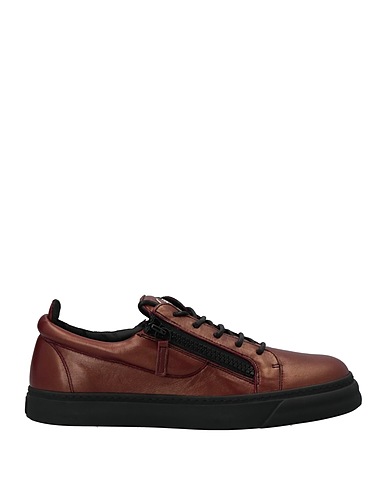 GIUSEPPE ZANOTTI Sneakers Rouille Fibres textiles