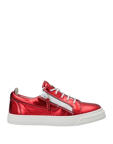 GIUSEPPE ZANOTTI Sneakers Red Soft Leather