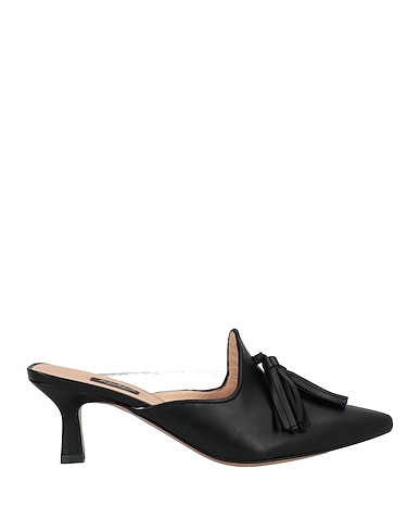 ROBERTO BOTTICELLI Mules and clogs Black Soft Leather