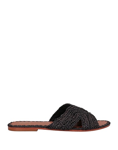 DE SIENA Sandali Nero Fibre tessili