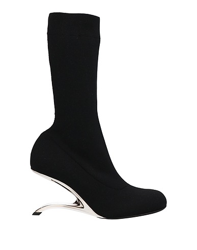 MCQUEEN Boots Black Textile fibres