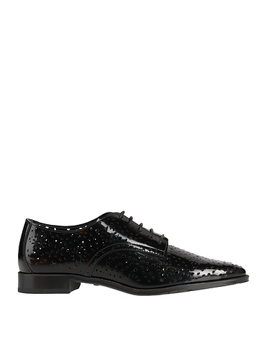 TOD'S Laced shoes Black Soft Leather