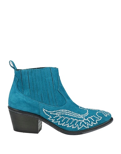 JE T'AIME Stivaletti Verde petrolio Pelle