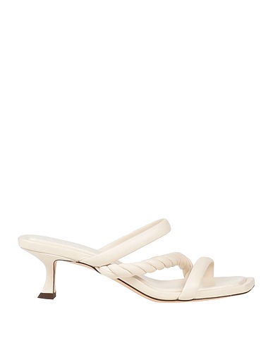 JIMMY CHOO Sandals Ivory Soft Leather