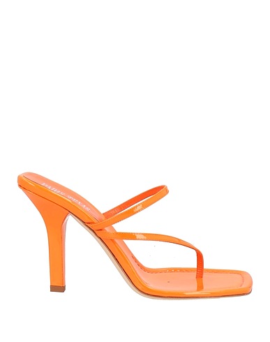 PARIS TEXAS Flip flops Orange Soft Leather