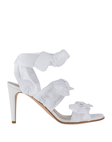 RED(V) Sandals BIANCO Textile fibers