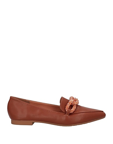 FRANCESCO MILANO Loafers Brown Soft Leather