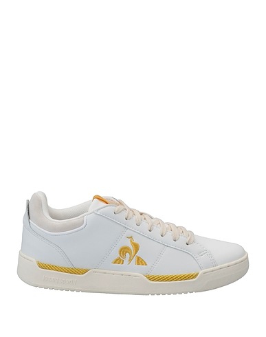 LE COQ SPORTIF Sneakers White Soft Leather, Textile fibres