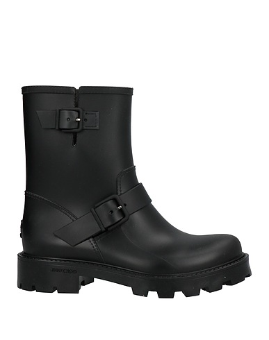 JIMMY CHOO ショートブーツ ブラック ゴム