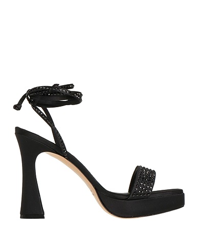 MARC ELLIS Sandals Black Textile fibres