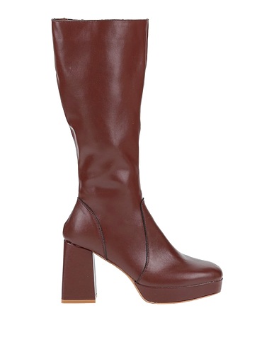 FRANCESCO MILANO Boots Chocolate brown Soft Leather