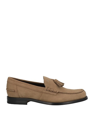 TOD'S Mokassins Khaki Leder
