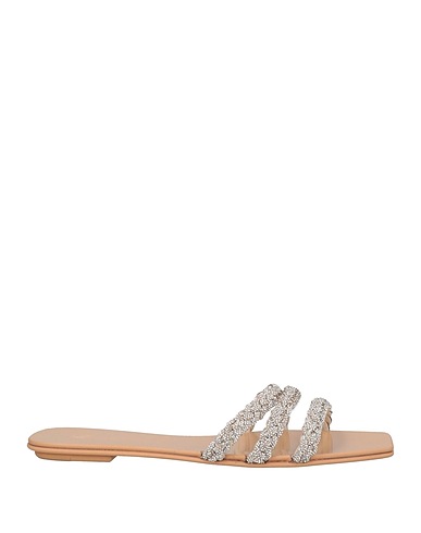 SANTONI Sandali Beige Pelle